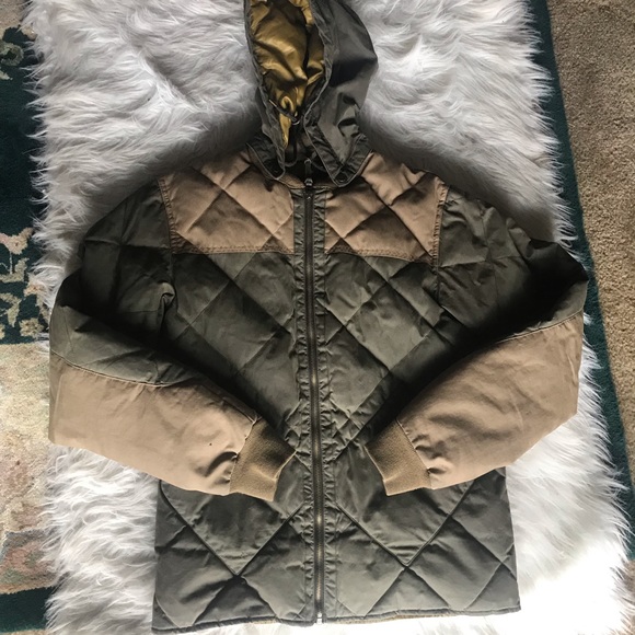 Eddie Bauer Other - Bauer Down colorblock quilted coat